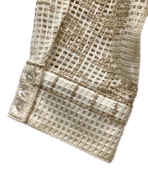 Ameri（アメリ）AMERI (アメリ) MEDI CROSS SHIRT アイボリー サイズ:Fの古着・服飾アイテム