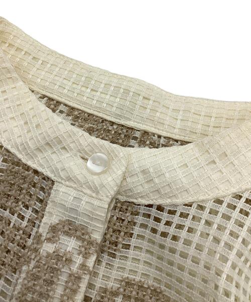 Ameri（アメリ）AMERI (アメリ) MEDI CROSS SHIRT アイボリー サイズ:Fの古着・服飾アイテム