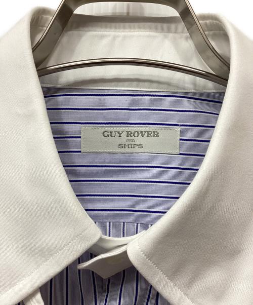 GUY ROVER（ギローバー）GUY ROVER (ギローバー) クレリックカラーシャツ ブルー サイズ:41の古着・服飾アイテム