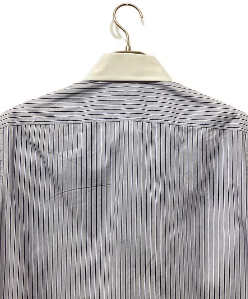GUY ROVER（ギローバー）GUY ROVER (ギローバー) クレリックカラーシャツ ブルー サイズ:41の古着・服飾アイテム