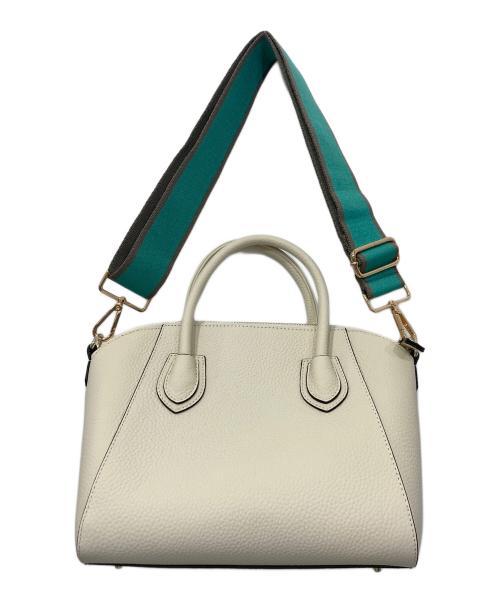 HAYNI.（ヘイニ）HAYNI. (ヘイニ) 本革2wayショルダートートバッグ ホワイトの古着・服飾アイテム