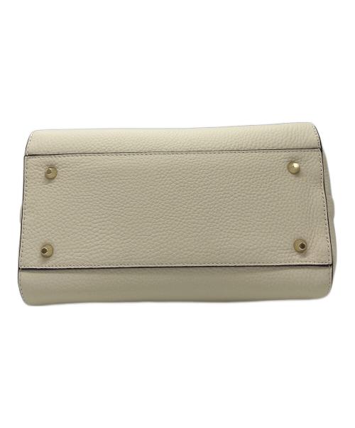 HAYNI.（ヘイニ）HAYNI. (ヘイニ) 本革2wayショルダートートバッグ ホワイトの古着・服飾アイテム