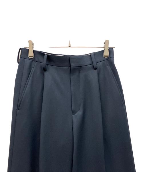 beautiful people（ビューティフルピープル）beautiful people (ビューティフルピープル) worsted gabardine wide straight ネイビー サイズ:38の古着・服飾アイテム