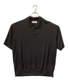 MARKA（マーカ）の古着「1B POLO SUPER120s WOOL SINGLE JERSEY WASHABLE」｜ブラック