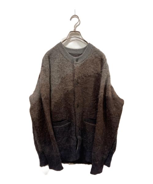 ssstein（シュタイン）ssstein (シュタイン) Gradation Mohair Knit Cardigan ブラウン サイズ:Sの古着・服飾アイテム