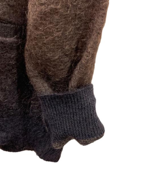 ssstein（シュタイン）ssstein (シュタイン) Gradation Mohair Knit Cardigan ブラウン サイズ:Sの古着・服飾アイテム