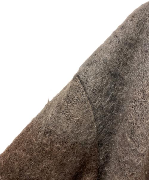 ssstein（シュタイン）ssstein (シュタイン) Gradation Mohair Knit Cardigan ブラウン サイズ:Sの古着・服飾アイテム