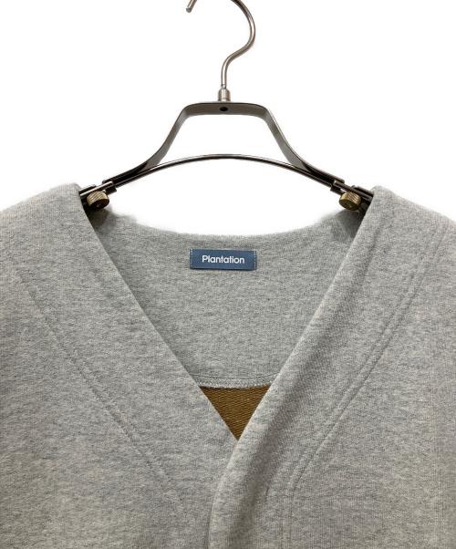 plantation（プランテーション）plantation (プランテーション) スウェットコート グレー サイズ:Ｍの古着・服飾アイテム