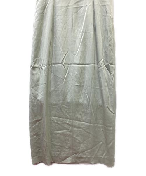 FRAY ID（フレイ アイディー）FRAY ID (フレイ アイディー) フリルスリーブコンビドレス グリーン サイズ:1の古着・服飾アイテム