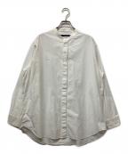 Ataraxia×mercibeaucoup×soutiencollarアタラクシア×メルシーボークー×ステンカラー）の古着「別注バンドカラーシャツ」｜ホワイト