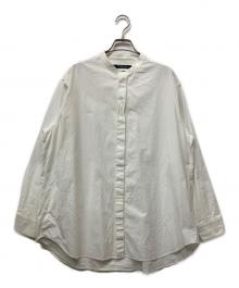 Ataraxia×mercibeaucoup×soutiencollar（アタラクシア×メルシーボークー×ステンカラー）の古着「別注バンドカラーシャツ」｜ホワイト