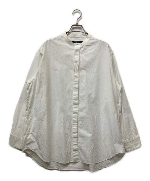 Ataraxia（アタラクシア）ataraxia (アタラクシア) mercibeaucoup (メルシーボークー) soutiencollar (ステンカラー) 別注バンドカラーシャツ ホワイト サイズ:3の古着・服飾アイテム