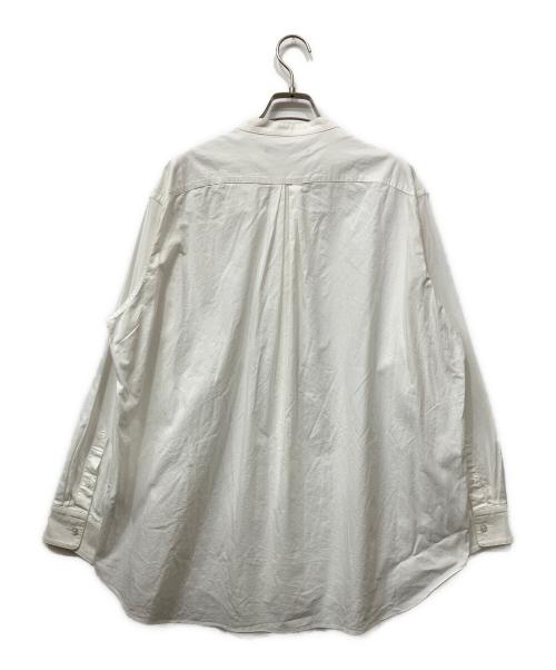 Ataraxia（アタラクシア）ataraxia (アタラクシア) mercibeaucoup (メルシーボークー) soutiencollar (ステンカラー) 別注バンドカラーシャツ ホワイト サイズ:3の古着・服飾アイテム