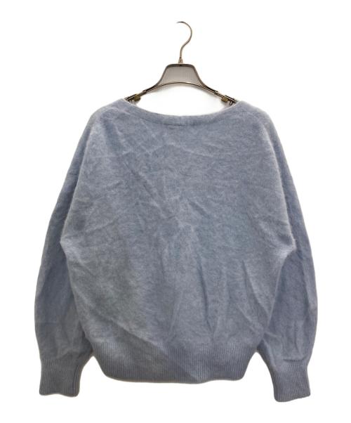 La TOTALITE（ラ ト―タリテ）La TOTALITE (ラ ト―タリテ) FOXカシミヤVネックプルオーバー ブルー サイズ:FREEの古着・服飾アイテム