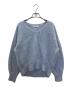 La TOTALITE（ラ ト―タリテ）の古着「FOXカシミヤVネックプルオーバー」｜ブルー