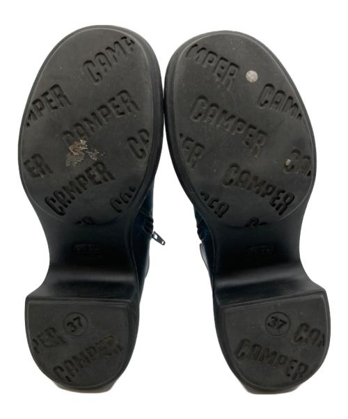 CAMPER（カンペール）CAMPER (カンペール) アンクルカットヒールブーツ ブルー サイズ:SIZE37の古着・服飾アイテム