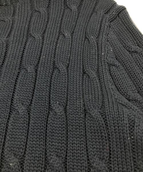 RALPH LAUREN（ラルフローレン）RALPH LAUREN (ラルフローレン) コットンケーブルニット ネイビー サイズ:XXLの古着・服飾アイテム