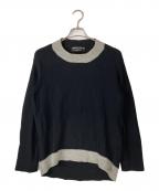 COMME des GARCONS HOMME PLUSコムデギャルソンオムプリュス）の古着「ウールニット」｜ブラック