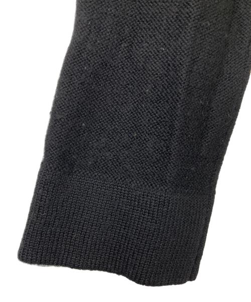 COMME des GARCONS HOMME PLUS（コムデギャルソンオムプリュス）COMME des GARCONS HOMME PLUS (コムデギャルソンオムプリュス) ウールニット ブラック サイズ:FREEの古着・服飾アイテム
