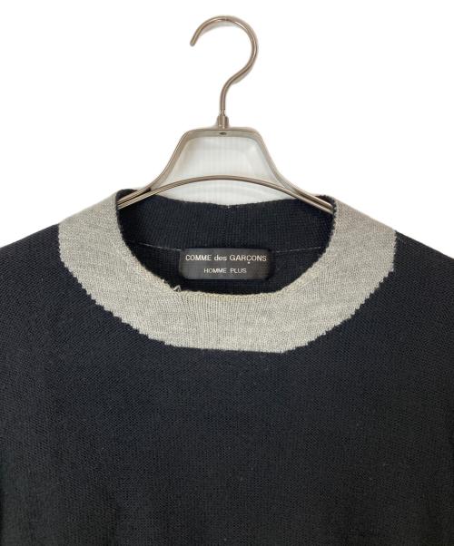 COMME des GARCONS HOMME PLUS（コムデギャルソンオムプリュス）COMME des GARCONS HOMME PLUS (コムデギャルソンオムプリュス) ウールニット ブラック サイズ:FREEの古着・服飾アイテム