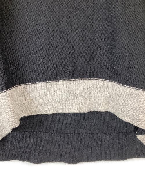 COMME des GARCONS HOMME PLUS（コムデギャルソンオムプリュス）COMME des GARCONS HOMME PLUS (コムデギャルソンオムプリュス) ウールニット ブラック サイズ:FREEの古着・服飾アイテム