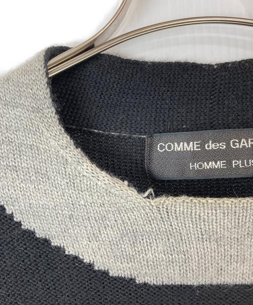 COMME des GARCONS HOMME PLUS（コムデギャルソンオムプリュス）COMME des GARCONS HOMME PLUS (コムデギャルソンオムプリュス) ウールニット ブラック サイズ:FREEの古着・服飾アイテム