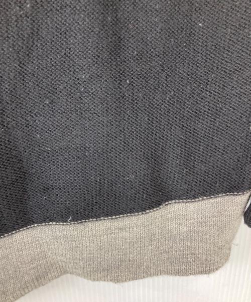 COMME des GARCONS HOMME PLUS（コムデギャルソンオムプリュス）COMME des GARCONS HOMME PLUS (コムデギャルソンオムプリュス) ウールニット ブラック サイズ:FREEの古着・服飾アイテム