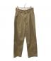 THE SHINZONE（ザ シンゾーン）の古着「タックパンツ」｜ベージュ