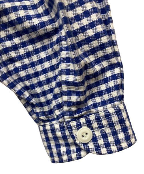 DANTON（ダントン）DANTON (ダントン) 丸襟プルオーバーシャツ ブルー サイズ:36の古着・服飾アイテム
