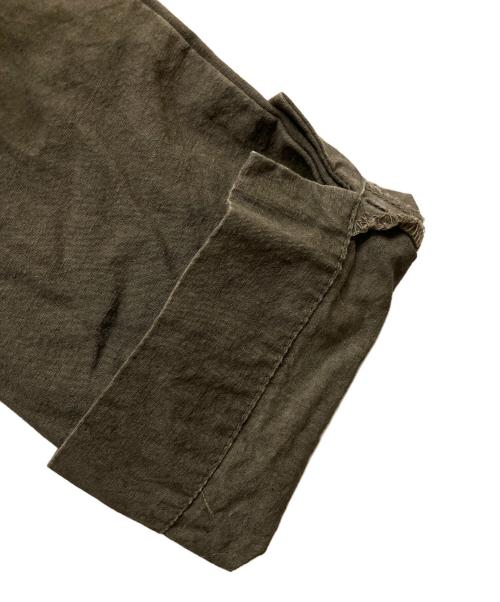 ICHI Antiquites（イチアンティークス）ICHI Antiquites (イチアンティークス) リネンコットンワンピース オリーブ サイズ:FREEの古着・服飾アイテム