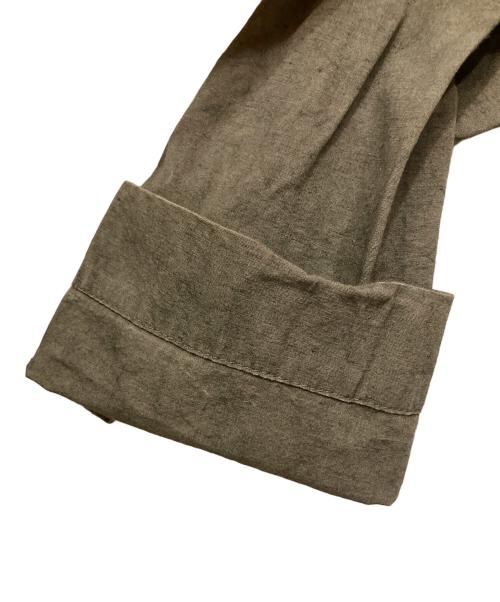 ICHI Antiquites（イチアンティークス）ICHI Antiquites (イチアンティークス) リネンコットンワンピース オリーブ サイズ:FREEの古着・服飾アイテム