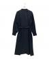 CB CRESTBRIDGE (シービークレストブリッジ) バンドカラーシャツワンピース ネイビー サイズ:M：12000円