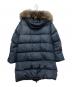 STANZA DOLCE (スタンザドルチェ) ファー付ダウンコート ネイビー サイズ:SIZE 38：6000円