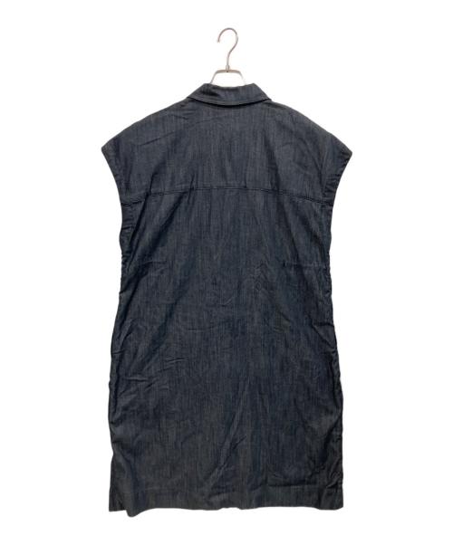 L'EQUIPE（レキップ）L'EQUIPE (レキップ) デニムロングシャツワンピース インディゴ サイズ:38 未使用品の古着・服飾アイテム