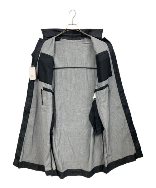 L'EQUIPE（レキップ）L'EQUIPE (レキップ) デニムロングシャツワンピース インディゴ サイズ:38 未使用品の古着・服飾アイテム
