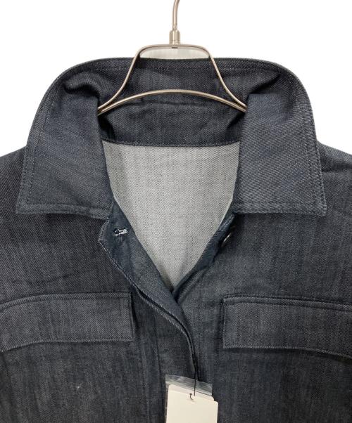 L'EQUIPE（レキップ）L'EQUIPE (レキップ) デニムロングシャツワンピース インディゴ サイズ:38 未使用品の古着・服飾アイテム