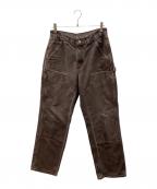 CarHarttカーハート）の古着「ダブルニー ダックペインターパンツ」｜ブラウン