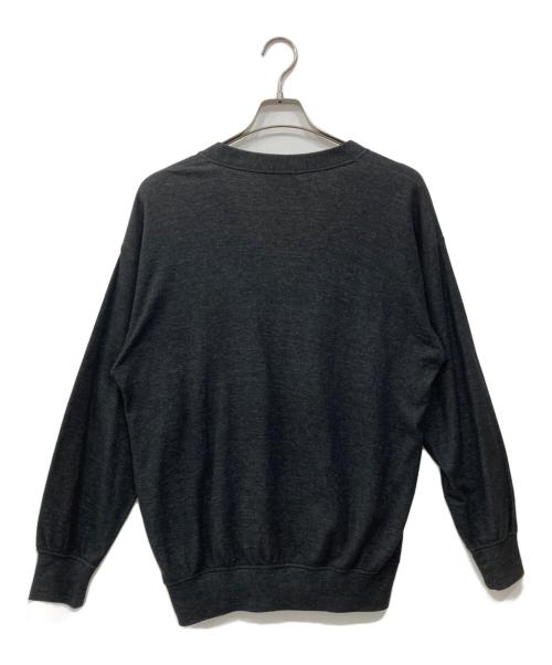 COMME des GARCONS HOMME（コムデギャルソン オム）COMME des GARCONS HOMME (コムデギャルソン オム) Vネックカーディガン チャコールグレー サイズ:表記なし(実寸を参照ください)の古着・服飾アイテム