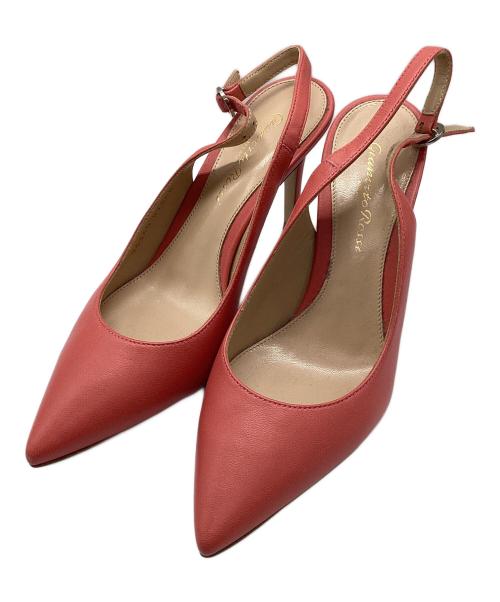 Gianvito Rossi（ジャンヴィト ロッシ）Gianvito Rossi (ジャンヴィト ロッシ) バックストラップパンプス ピンク サイズ:36の古着・服飾アイテム