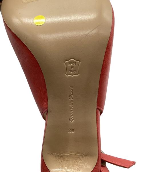 Gianvito Rossi（ジャンヴィト ロッシ）Gianvito Rossi (ジャンヴィト ロッシ) バックストラップパンプス ピンク サイズ:36の古着・服飾アイテム