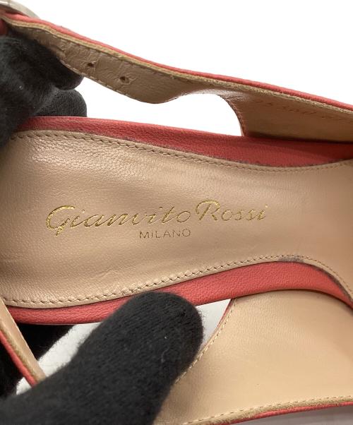 Gianvito Rossi（ジャンヴィト ロッシ）Gianvito Rossi (ジャンヴィト ロッシ) バックストラップパンプス ピンク サイズ:36の古着・服飾アイテム