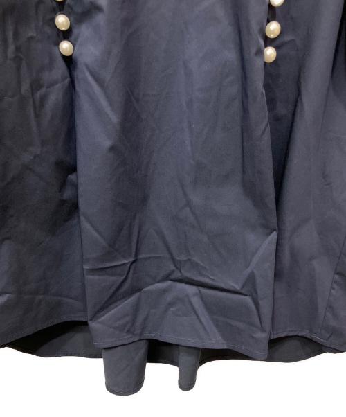 NOLLEY'S sophi（ノーリーズソフィー）NOLLEY'S sophi (ノーリーズソフィー) パール釦シャツブラウス ネイビー サイズ:38の古着・服飾アイテム