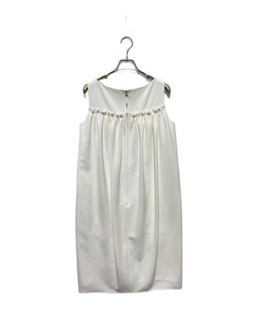 FOXEY NEWYORK（フォクシーニューヨーク）FOXEY NEWYORK (フォクシーニューヨーク) ジゼルドレス アイボリー サイズ:40の古着・服飾アイテム