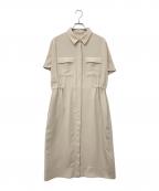 SOEJUソージュ）の古着「ロングシャツワンピース」｜ベージュ