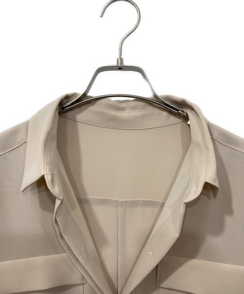 SOEJU（ソージュ）SOEJU (ソージュ) ロングシャツワンピース ベージュ サイズ:Ｍの古着・服飾アイテム