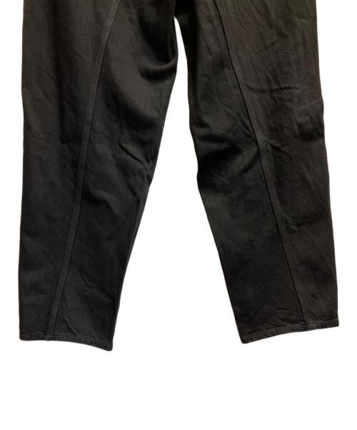 LAD MUSICIAN（ラッドミュージシャン）LAD MUSICIAN (ラッドミュージシャン) TAPERED WIDE PANTS ブラック サイズ:46の古着・服飾アイテム