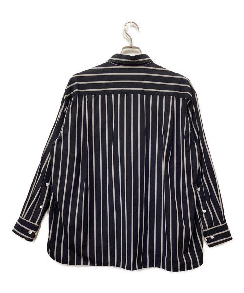 no.（ナンバー）no. (ナンバー) REPLAY (リプレイ) OVERSIZE STRIPE SHIRTS ネイビー サイズ:1の古着・服飾アイテム