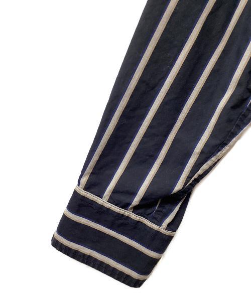 no.（ナンバー）no. (ナンバー) REPLAY (リプレイ) OVERSIZE STRIPE SHIRTS ネイビー サイズ:1の古着・服飾アイテム