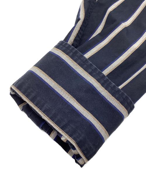 no.（ナンバー）no. (ナンバー) REPLAY (リプレイ) OVERSIZE STRIPE SHIRTS ネイビー サイズ:1の古着・服飾アイテム