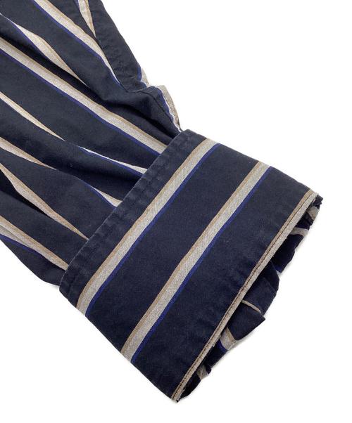 no.（ナンバー）no. (ナンバー) REPLAY (リプレイ) OVERSIZE STRIPE SHIRTS ネイビー サイズ:1の古着・服飾アイテム